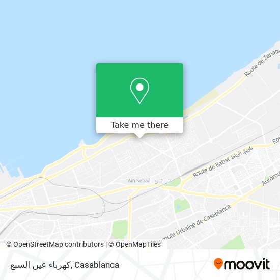 كهرباء عين السبع map