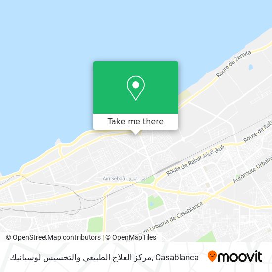 مركز العلاج الطبيعي والتخسيس لوسيانيك map