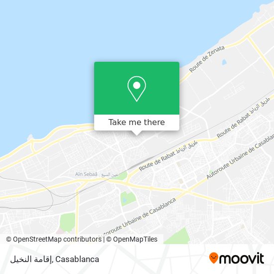 إقامة النخيل map