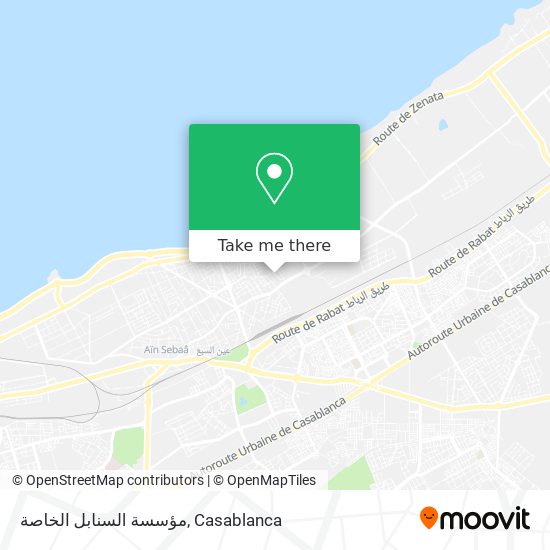 مؤسسة السنابل الخاصة map