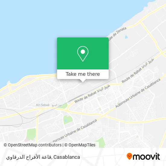 قاعة الأفراح الدرقاوي map