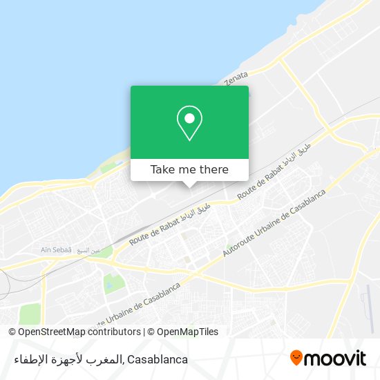 المغرب لأجهزة الإطفاء map