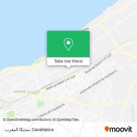 سديكا المغرب map