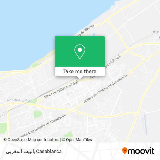 البيت المغربي map