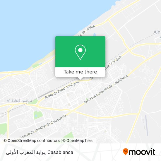 بوابة المغرب الأولى map