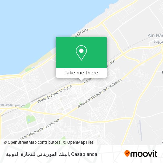 البنك الموريتاني للتجارة الدولية map