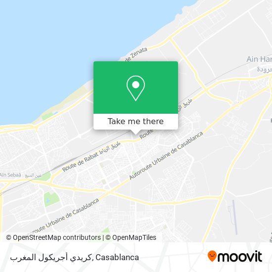 كريدي أجريكول المغرب map