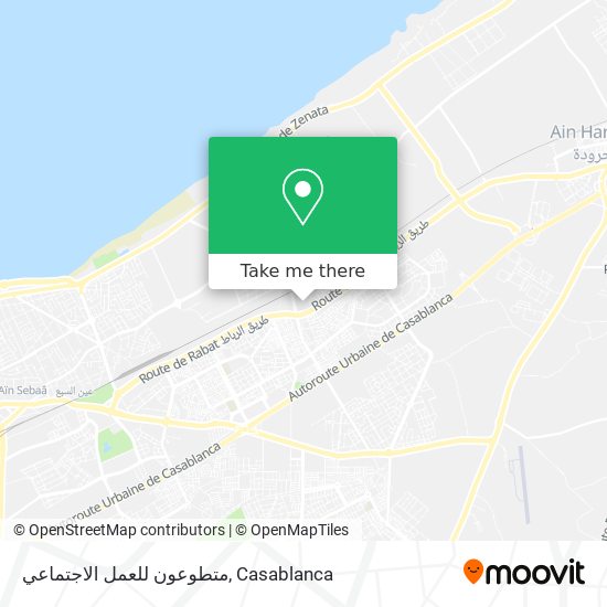 متطوعون للعمل الاجتماعي map