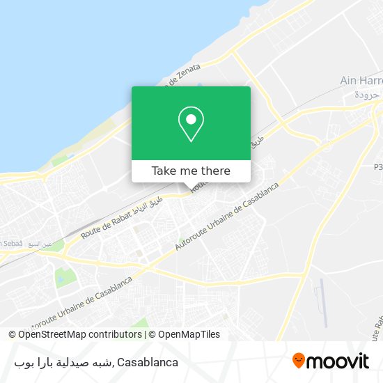 شبه صيدلية بارا بوب map