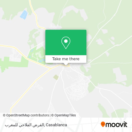 القرض الفلاحي للمغرب map