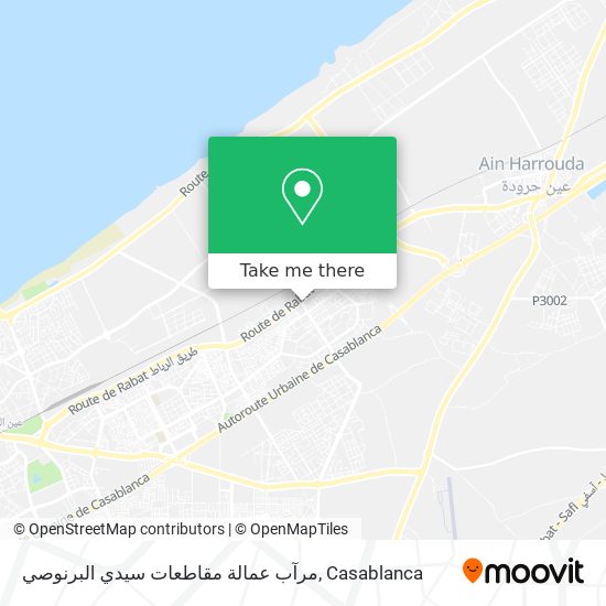 مرآب عمالة مقاطعات سيدي البرنوصي map