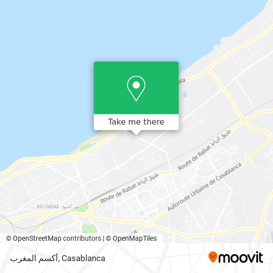 أكسم المغرب map