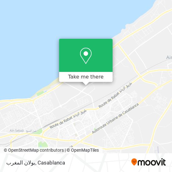 بولان المغرب map
