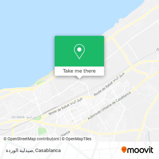 صيدلية الوردة map