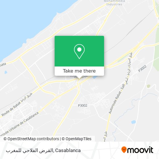 القرض الفلاحي للمغرب map