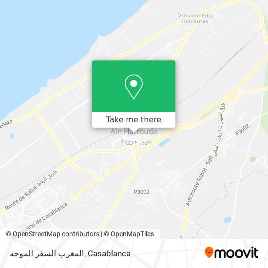المغرب السفر الموجه map