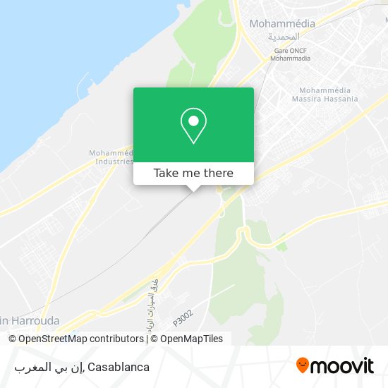 إن بي المغرب map