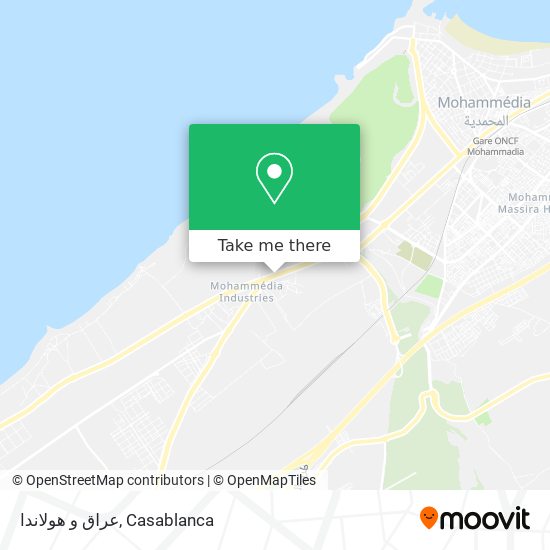 عراق و هولاندا map