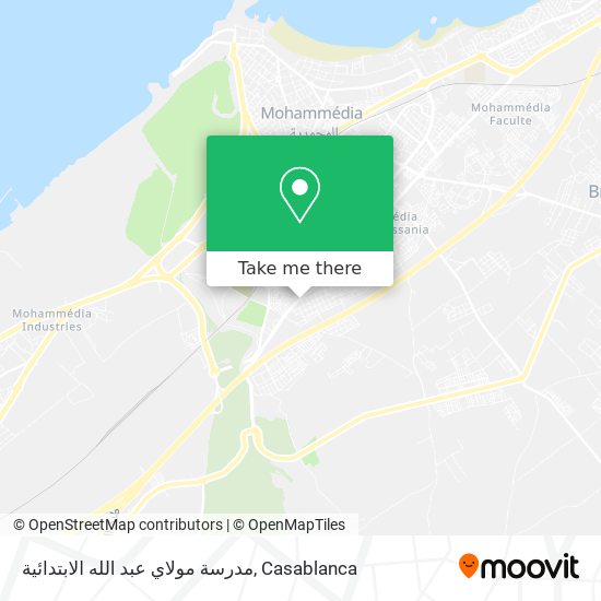 مدرسة مولاي عبد الله الابتدائية map