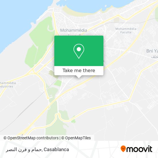 حمام و فرن النصر map