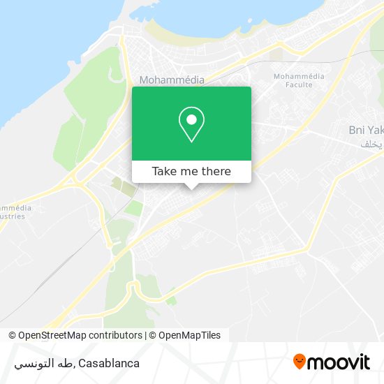 طه التونسي map