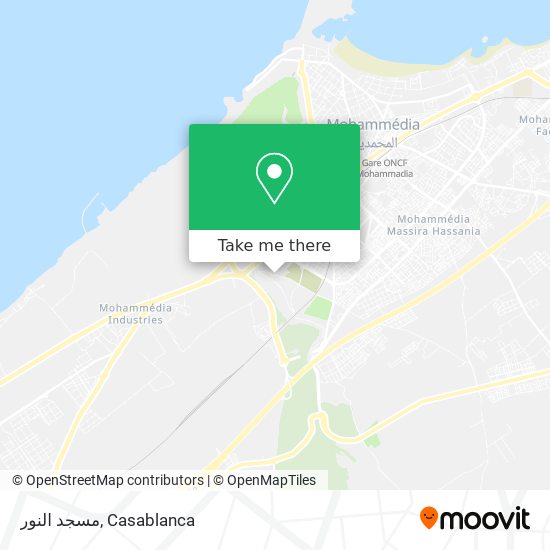 مسجد النور map