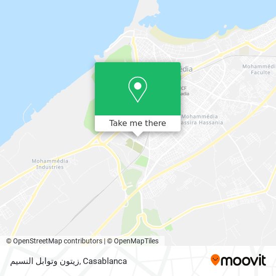 زيتون وتوابل النسيم map