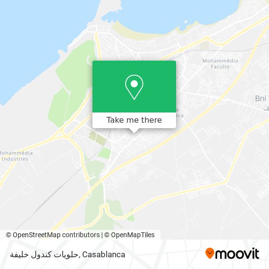 حلويات كندول خليفة map