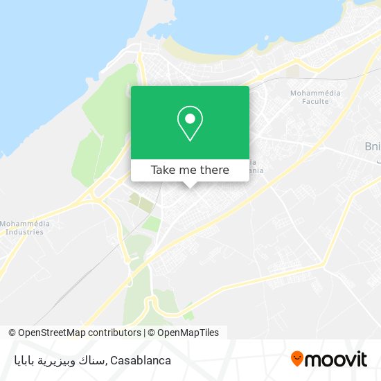 سناك وبيزيرية بابايا map