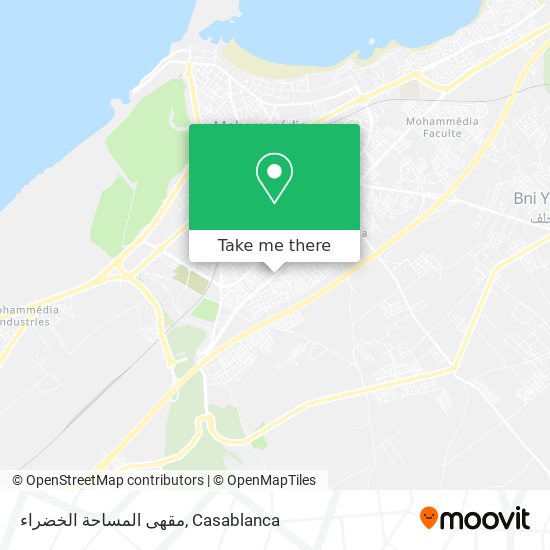 مقهى المساحة الخضراء map