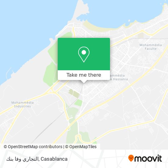 التجاري وفا بنك map