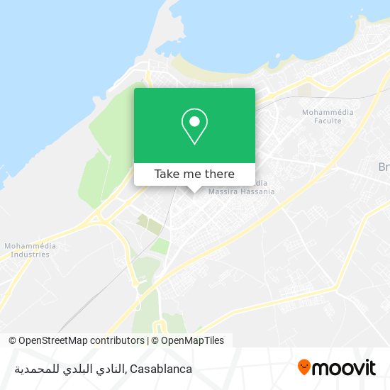 النادي البلدي للمحمدية map
