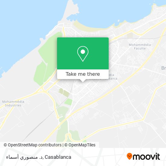 د. منصوري أسماء map