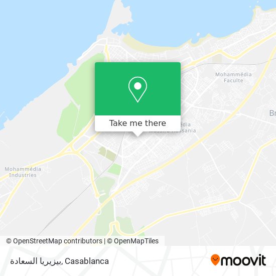 بيزيريا السعادة map