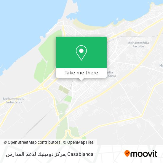 مركز دومينيك لدعم المدارس map