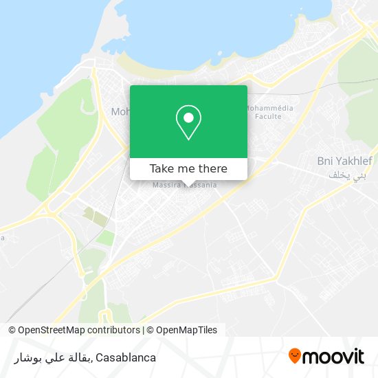 بقالة علي بوشار map