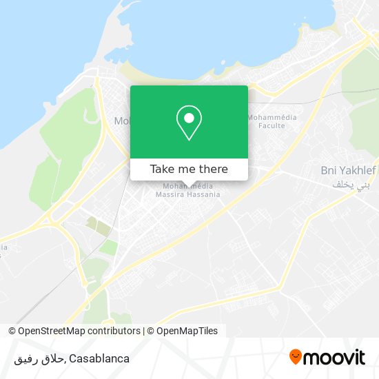 حلاق رفيق map