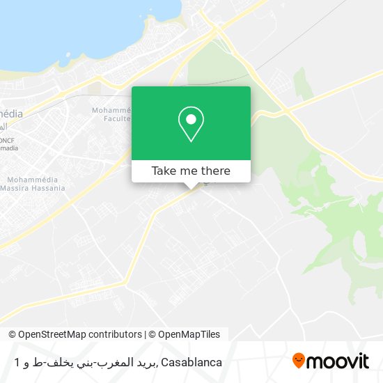 بريد المغرب-بني يخلف-ط و 1 map