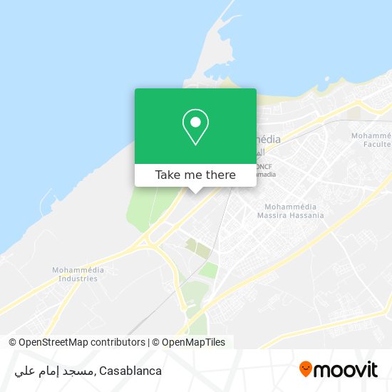 مسجد إمام علي map