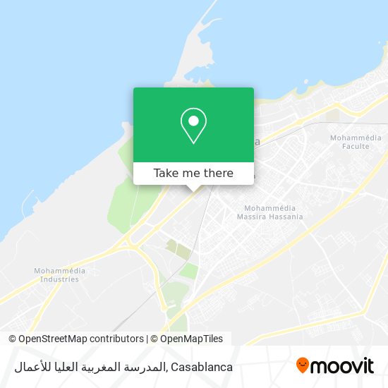 المدرسة المغربية العليا للأعمال map