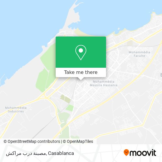 مصبنة درب مراكش map