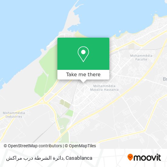دائرة الشرطة درب مراكش map