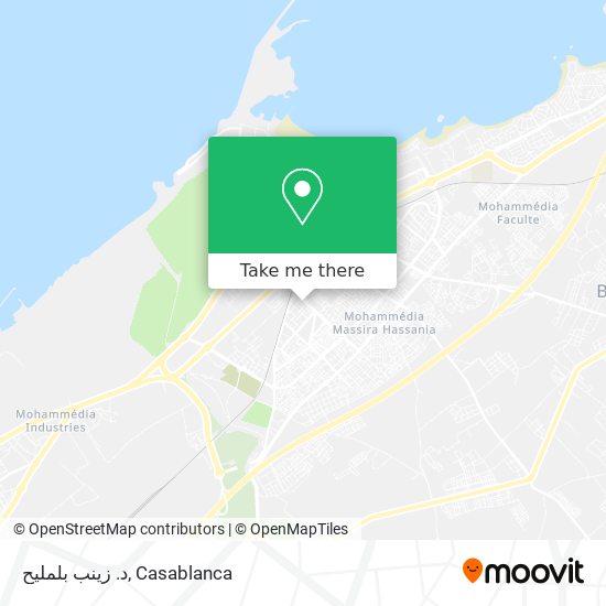 د. زينب بلمليح map