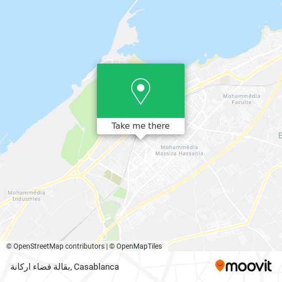 بقالة فضاء اركانة map