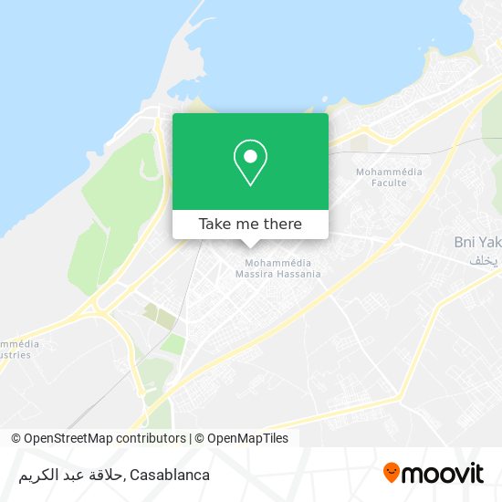 حلاقة عبد الكريم map