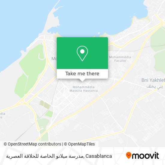 مدرسة ميلانو الخاصة للحلاقة العصرية map