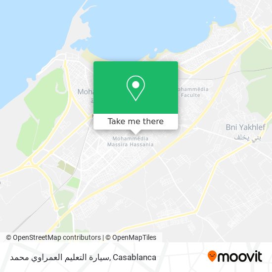 سيارة التعليم العمراوي محمد map