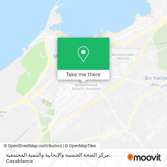 مركز الصحة الجنسية والإنجابية والتنمية المجتمعية map