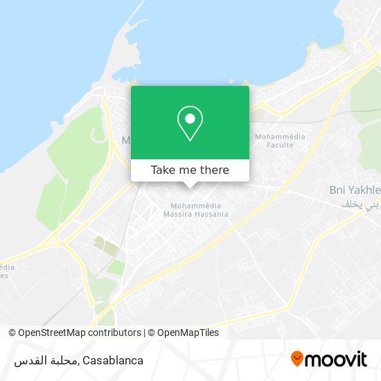 محلبة القدس map