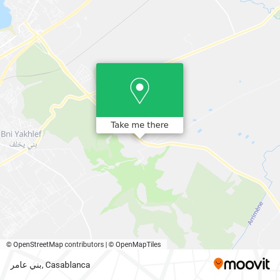 بني عامر map